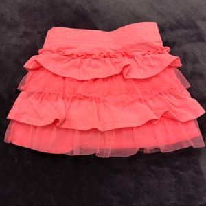 Garanimals 3T Neon Pink Ruffle Frilly Skirt